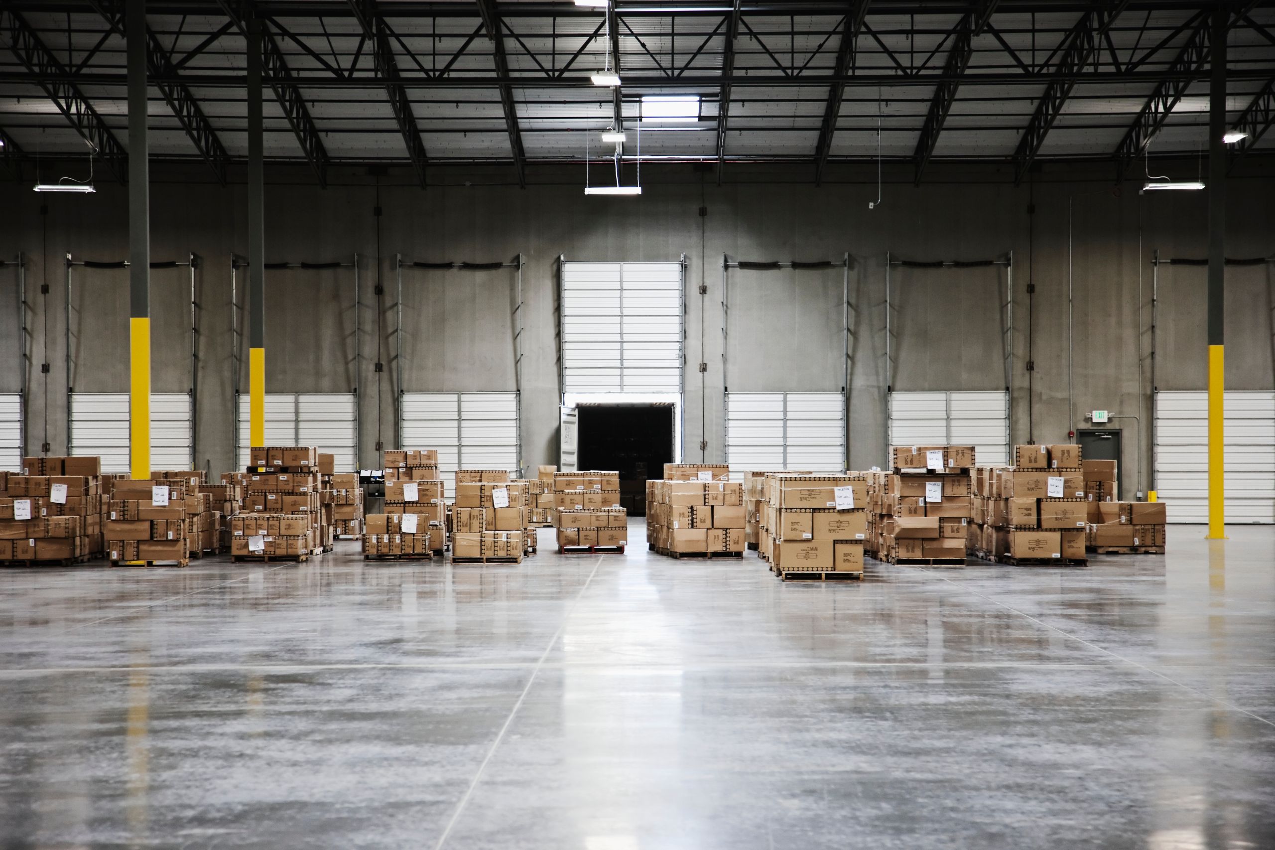 cardboard-boxes-at-loading-dock-in-warehouse